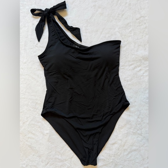 Vero Moda Size M Black One-Shoulder Swimsuit - Picture 2 of 11